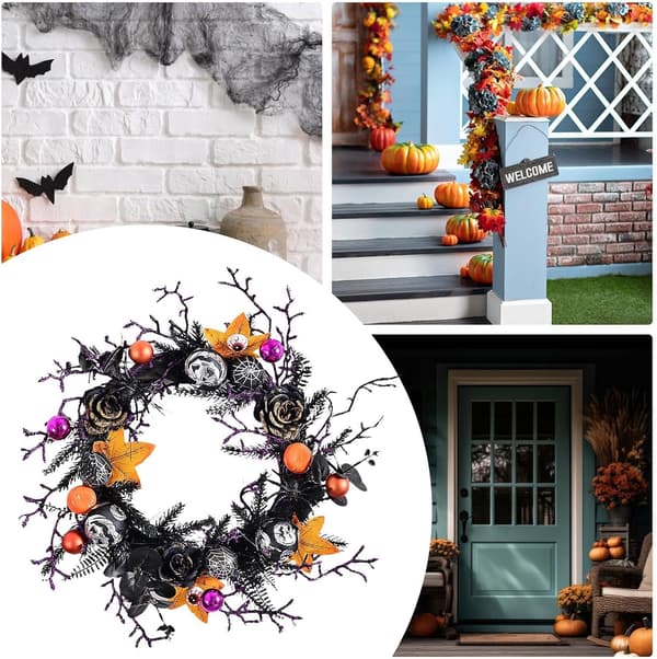 1 stk 45 cm utendørsdekorasjon | Halloween utendørs innendørs gård