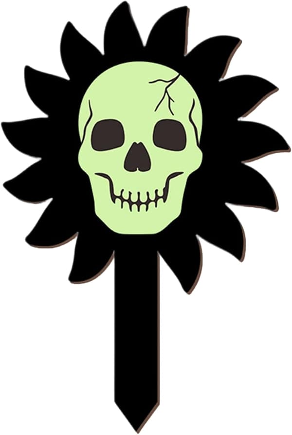 1 stk Halloween Havepæle Lysende Skeletdekorationer