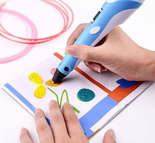 USB 3D-printerpenn med display - Inkluderer en 3D-penn og 20 startfarger av PLA-filament