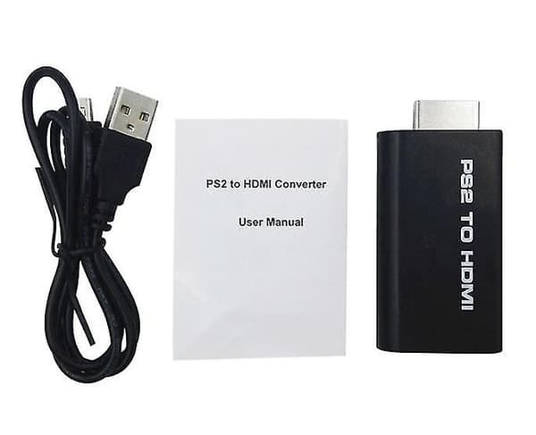 Ps2 Til Hdmi Konverter Spil Til Hdmi Video Audio Adapter Til Sony Play Station 2