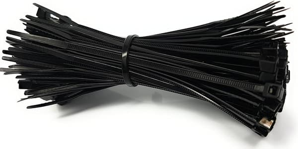 100 kpl nippusiteitä 100 x 2,5 mm musta
