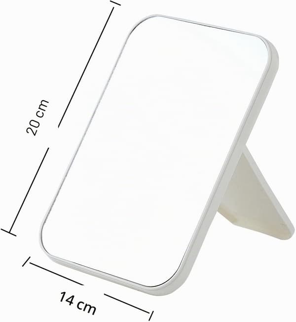 1 stk Super HD Sammenleggbart Speilbord - Stativ Designet for Håndfri Sminke/Bærbart, 20x14cm