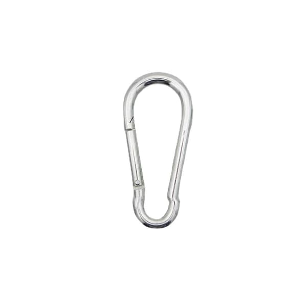 2x stålkarabiner, 7mm diameter x 70mm lengde