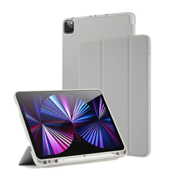 Fodral Kompatibelt med iPad7/8/9(10.2), Smart Cover Auto Wake/Sleep (Grå)