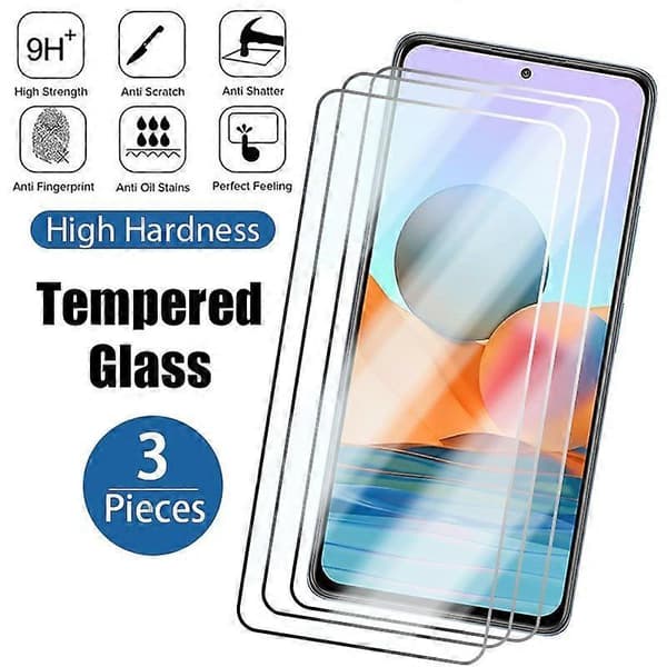 3-pack Härdat Glas för Xiaomi Redmi Note 10 5G Skärm