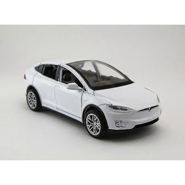 2024, Bilmodel Tesla Model X SUV Legering Simuleringslegetøj, Børnegave WG