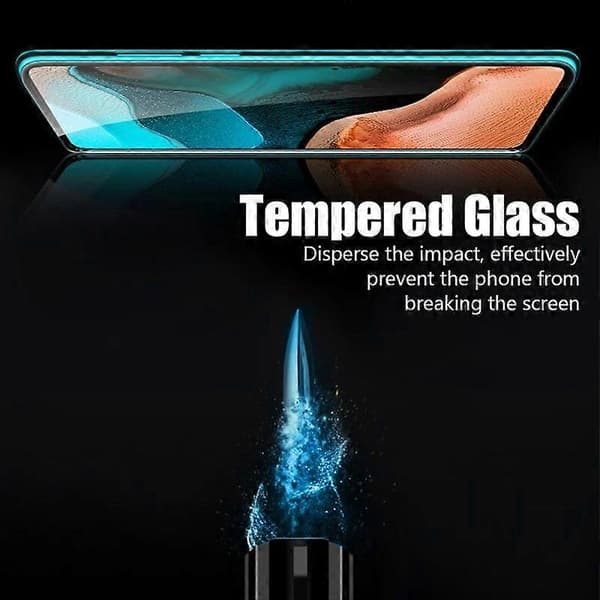 4-pack Fullständigt Täckande Skyddsglas för Xiaomi Redmi Note 8 Skärmskydd