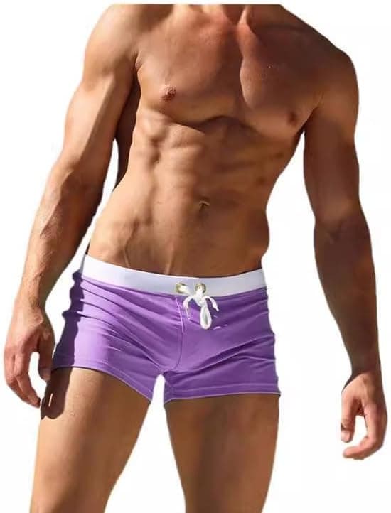Herre Badeshorts Klassiske Mesh Foret Surf Trunks Hurtigtørrende Strandshorts