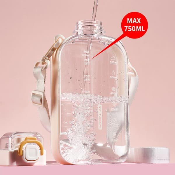 Urheilujuomapullo 750ml Syaani Cyan