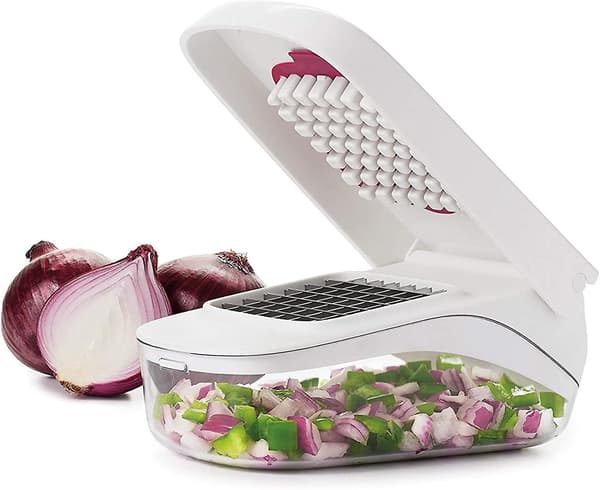 Grönsaks- och Fruktkutter Mat Lökhackare Grönsaks Slicer Tärningshackare Kök