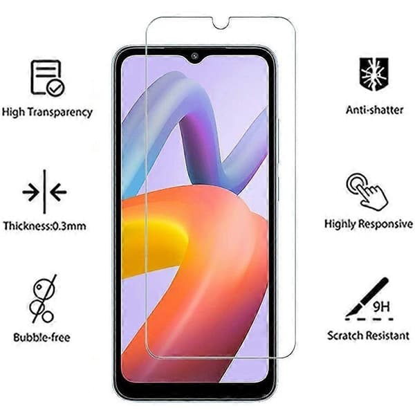 2-pack Härdat Glas för Redmi A2 Plus Skärmskydd