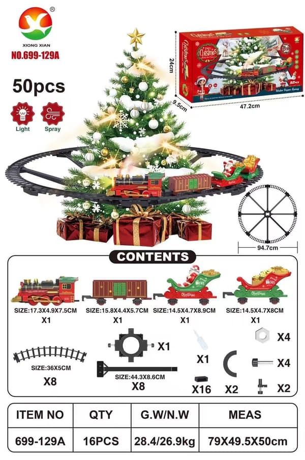 Nr. 1 Trainel for juletrefot nr. 258051 Diameter 89 cm 33 deler
