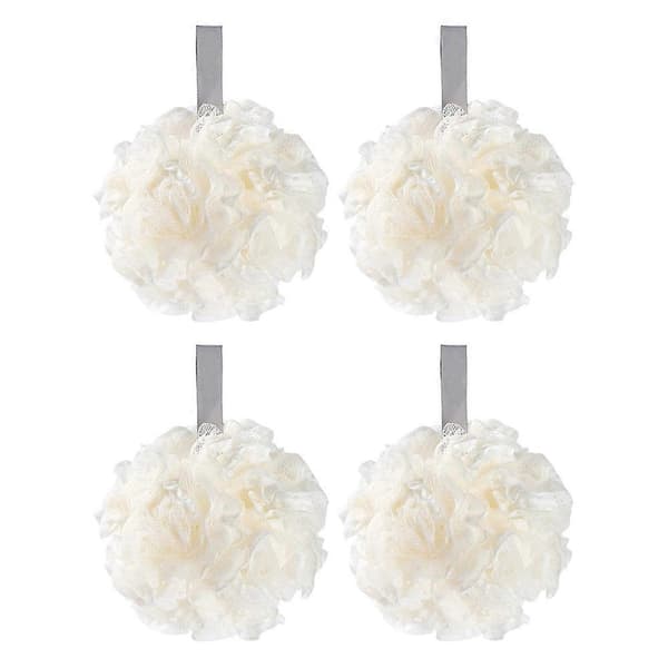 4 store badebomber, sklisikre badebomber, vakre friksjonsbadebomber, boblebadebomber