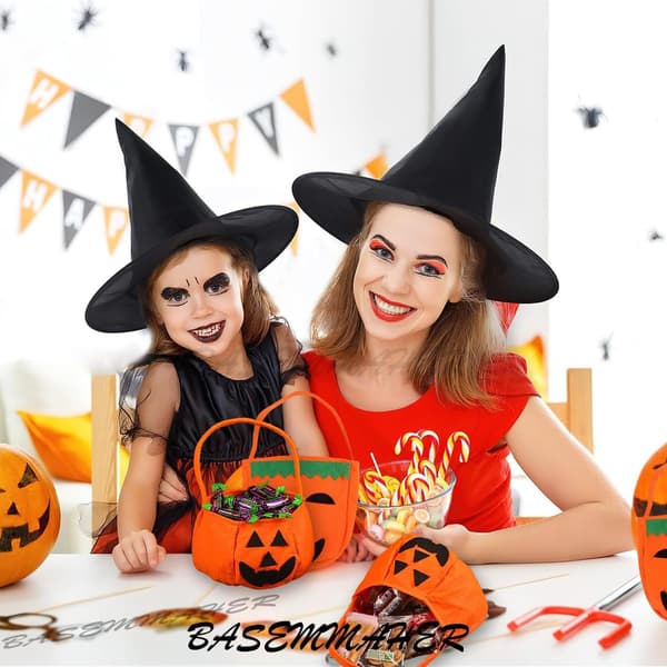 3-delt Halloween gresskarpose, knask eller knep gresskarpose, til Halloween-festdekorasjon, Halloween-kveld
