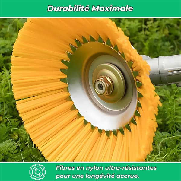 for kimeo G80 Pro | Uknuselig nylon børste kutterhode 8 tommers nylon trimmerhode for gressklippere