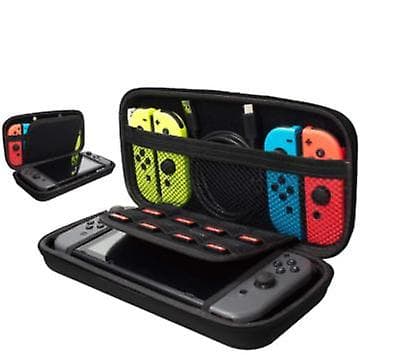 Etui for Nintendo Switch Hardt Oppbevaringsveske Svart