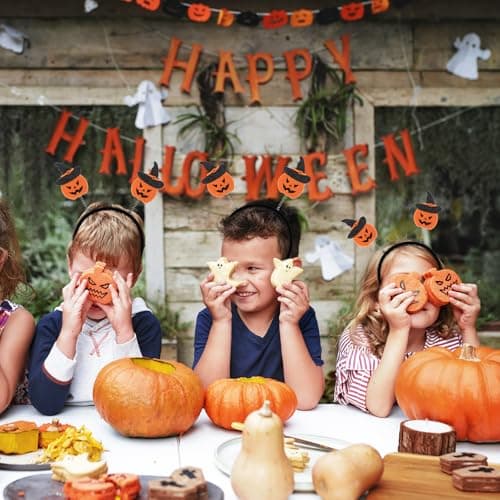 Halloween gresskarhodebånd - Halloween hårtilbehør - Festutstyr