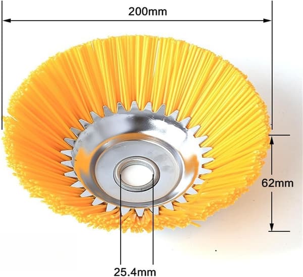 for kimeo G80 Pro | Uknuselig nylon børste kutterhode 8 tommers nylon trimmerhode for gressklippere