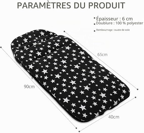 1 stk. Premium universel kørepose med fleecefor til barnevogne og klapvogne