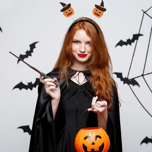 Halloween gresskarhodebånd - Halloween hårtilbehør - Festutstyr