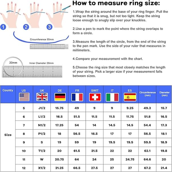 Anti Angst Fidget Ring Rustfrit Stål Spinner Ring Sol Måne Stjerne Roterbar Størrelse W