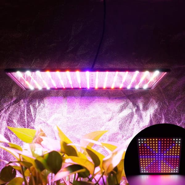 225 LED-växtbelysning, lämplig för växttillväxt och blomning, LED-växtpanel för inomhusbruk