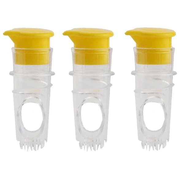 3-pack Mini Manuell Citronpress, Bärbar Citronpress, Multifunktionell Fruktpress för Ditt Kök