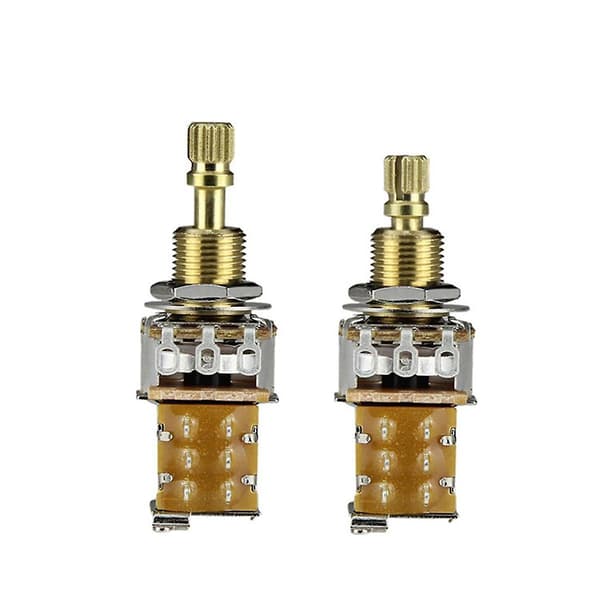 1st Guitar Push/Push Potentiometer Kort Axel Push Push Potentiometer Elektrisk Gitarr Pot A500k F