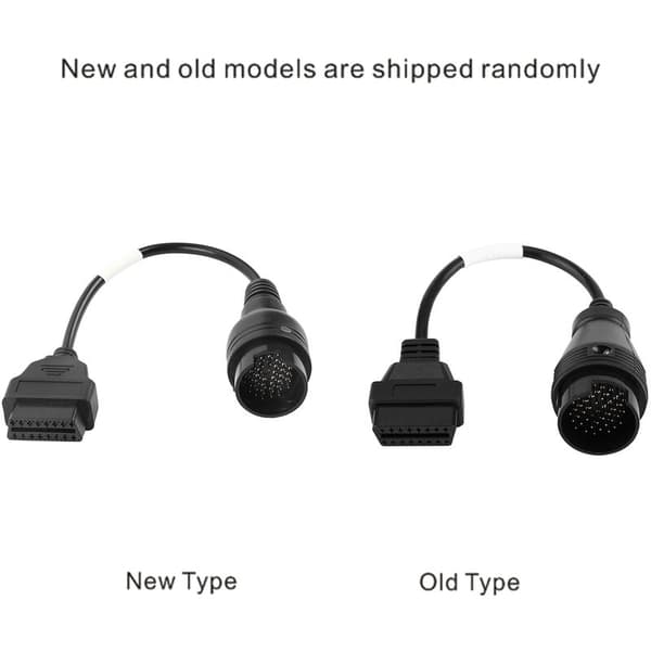OBD2 38-pin til 16-pin adapter diagnostisk kabel for Iveco lastebiler - Diagnostisk kabel