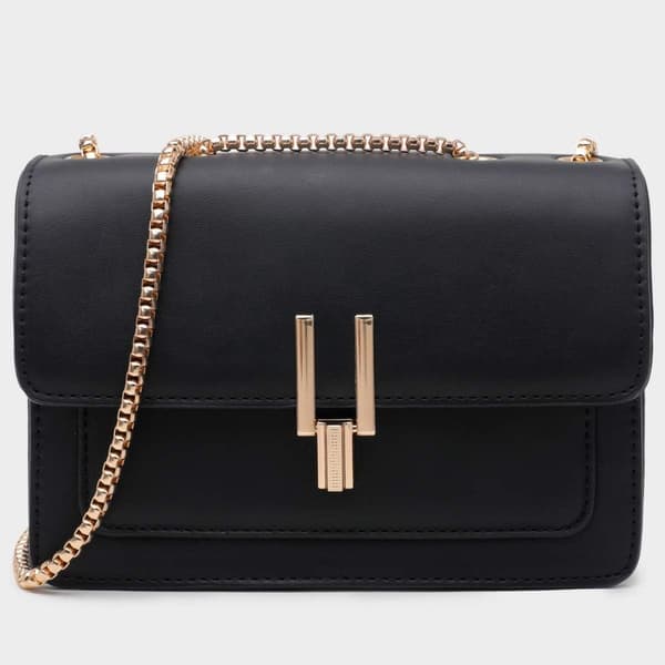 Färgblockerade Crossbody-väskor för Kvinnor Läder Cross Body Plånböcker Söta Designer Handväskor Axelväska Medium Storlek
