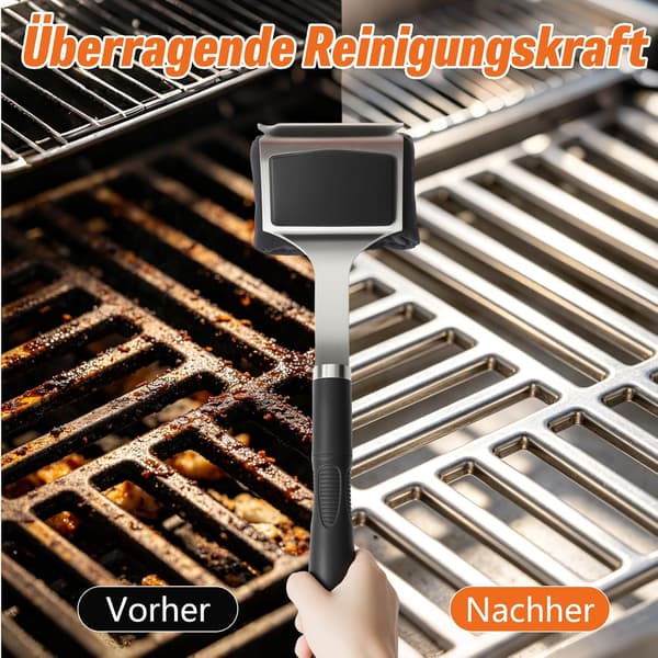 Børstefri grillrensebørste - Ideel til dampgrillning