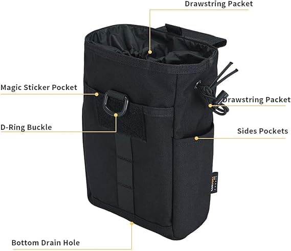 Dump Pouch, Magasinsväska Vikbar Militär Midjeväska