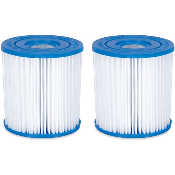 2-pack filterpatroner I för pool H 9 cm x Ø 7,8 cm