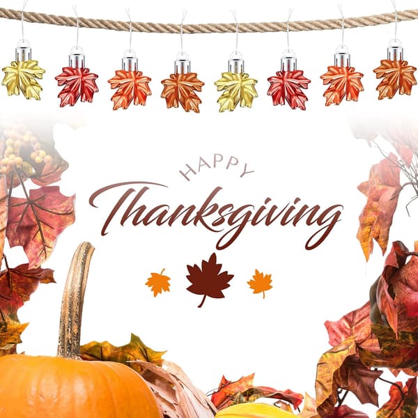 36 stk. høstpynt Thanksgiving lite tre lønneblad hengende pynt plast høstutklipp tredekor høstgårdshus dekorasjon