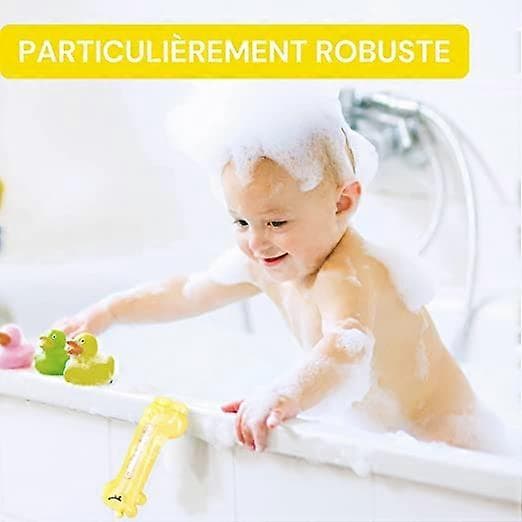 Babybadekartermometer - Perfekt badetemperatur - Uknuselig - Sterk og solid - Vanntemometer for trygg badeglede