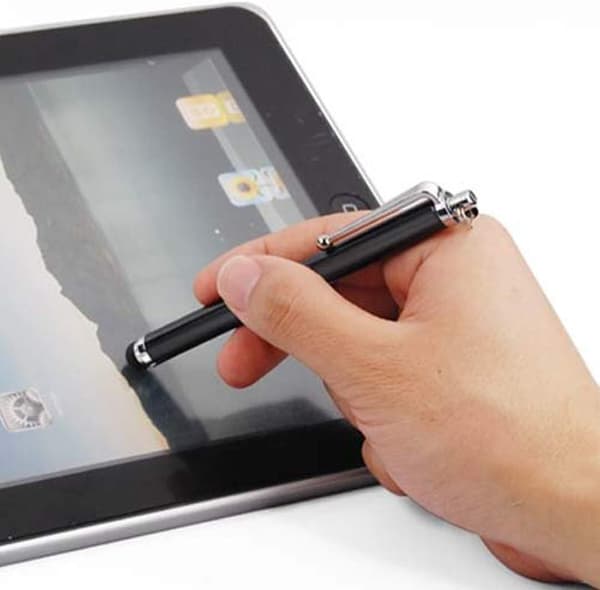 2 stk. Sort Smart Phone Pen Stylus, Silikone Tip Penne til Touch Screen Enheder