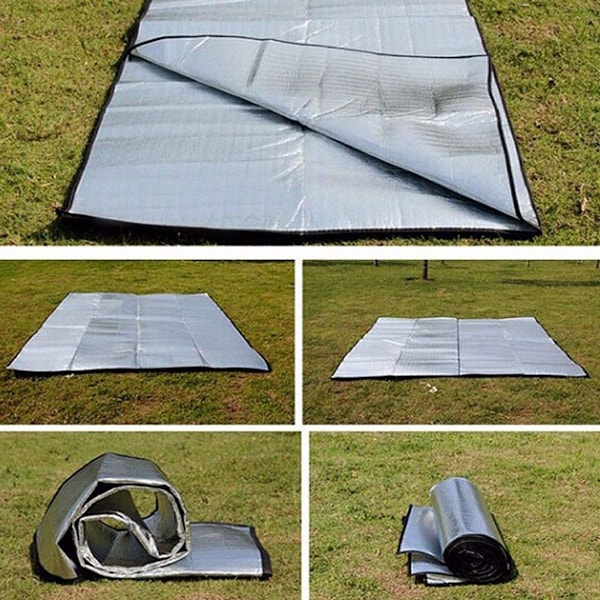 Aluminiumsøvnmatte skummadrasser sovematte for camping isolasjonsmatte isolasjonsteppe