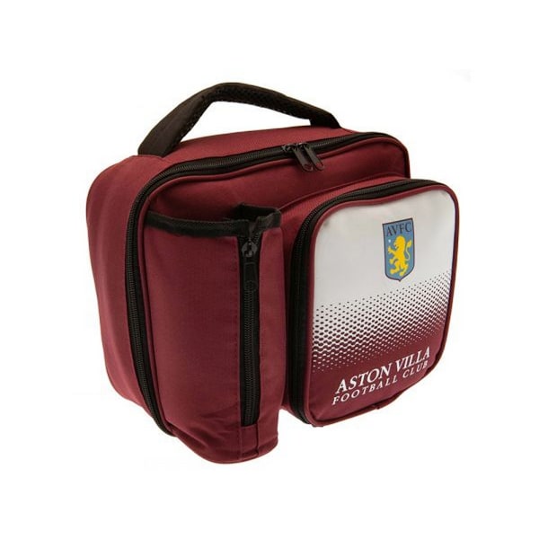 Aston Villa FC Fade Lunch Bag One Size Claret Red/White Claret Red/White Claret Red/White One Size