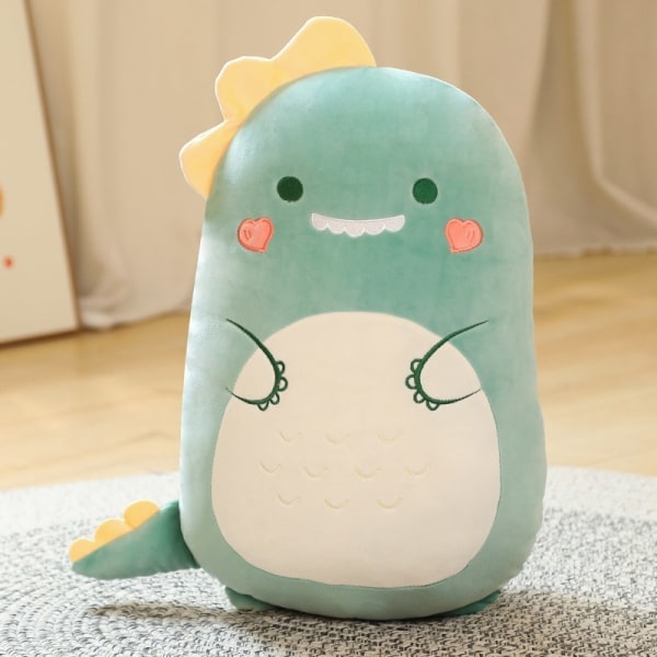 Squishmallow-pehmolelu, söpö eläin, lihava dinosaurus, pehmolelu, yksisarvinen dinosaurus Dinosaur 80 cm