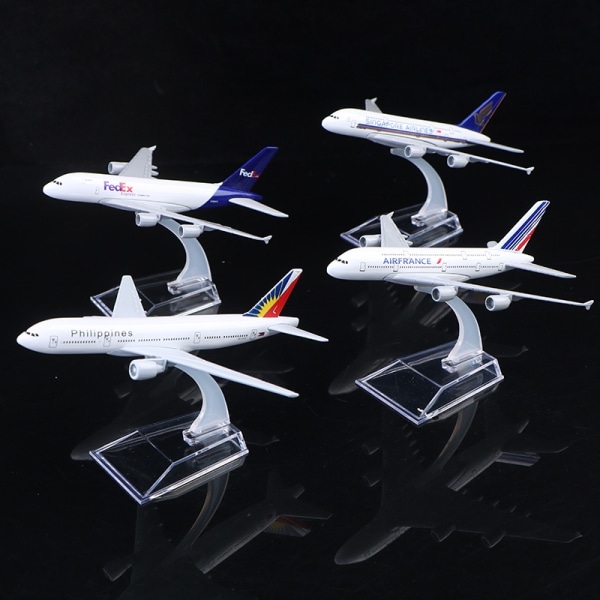 Original modell A380 airbus flygplan modell flygplan Diecast Mode - Perfekt FedEx FedEx One Size