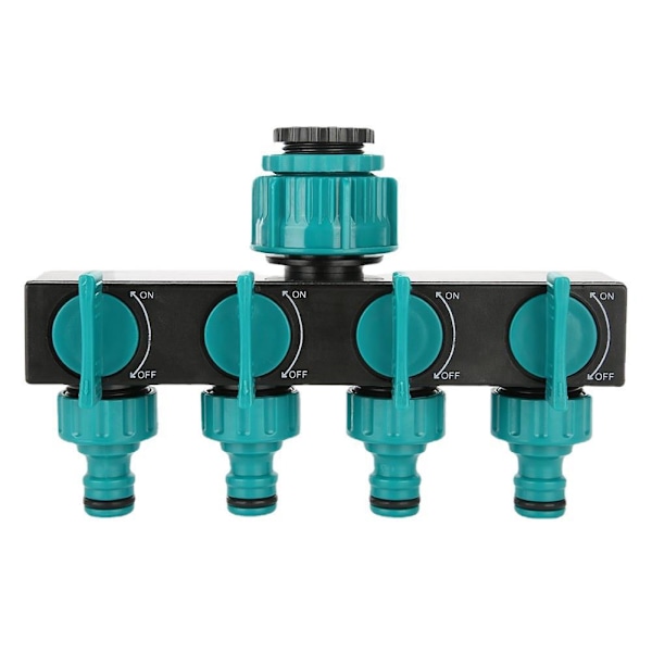 Four-way valve for outdoor use