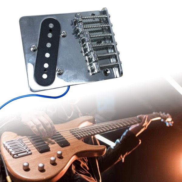 6-strängad gitarrstallsadel bakstycke för gitarr TL elgitarr tremolo stall standard gitarrtillbehör delar