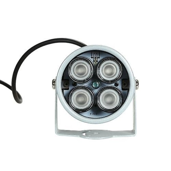 2 kpl tehokas LED-infrapunavalaisin CCTV-turvakameralle, hopea