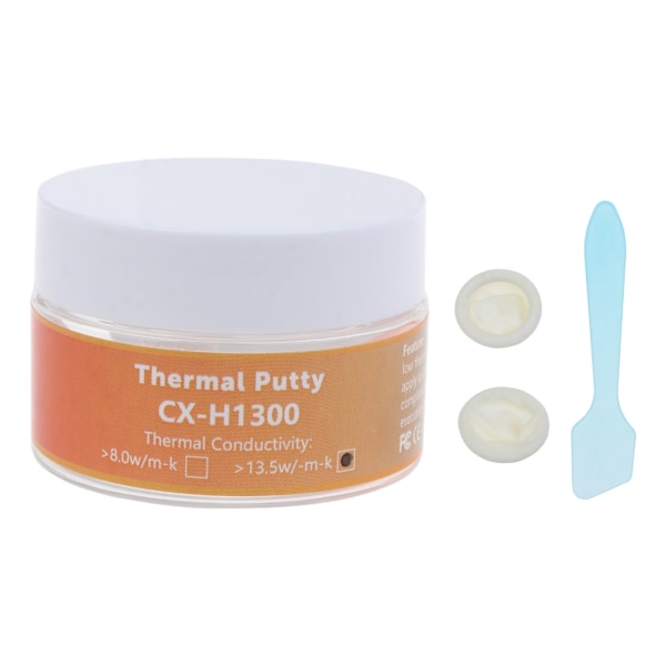 CX H1300 Thermal putty 13.5W/mK Thermal conductive grease paste Gypsum Non-conductive heat sink compound 10g/20g/50g