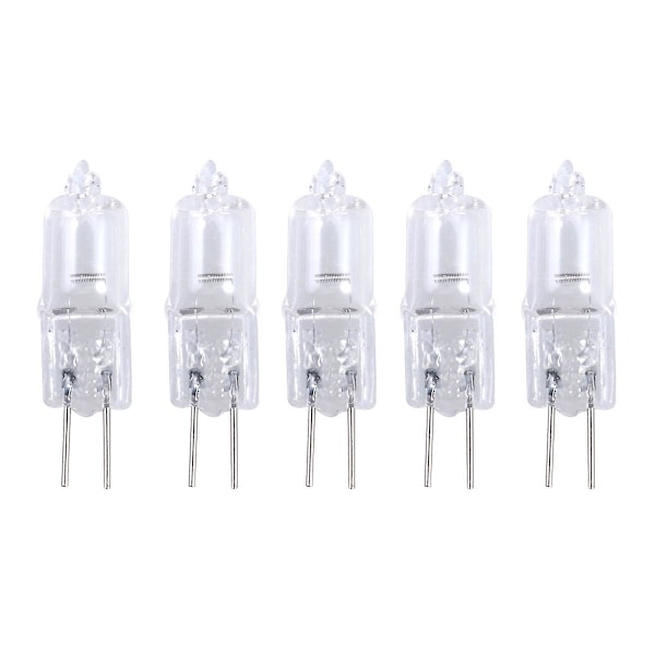 5pcs 5w 12v 2900k G4 Base Bi-pin Crystal Lamp Halogen Lamps for Cabinet Lighting Spotlight