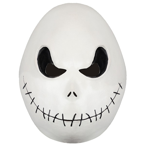 The Nightmare Before Christmas Jack Skellington Mask Hjelm Cosplay Latex Masker Halloween Fest Kostym Rekvisita Maskeradkläder