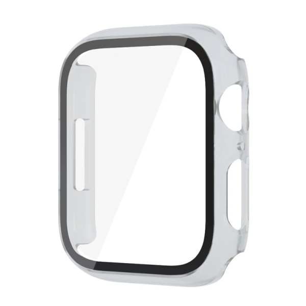 Glass+ Cover för Apple Watch case 9 8 7 6 SE 5 iWatch Tillbehör Skärmskydd Apple Watch Series 45mm 41mm 44mm 40mm 42mm 38mm Transparent Transparent 42mm series 321