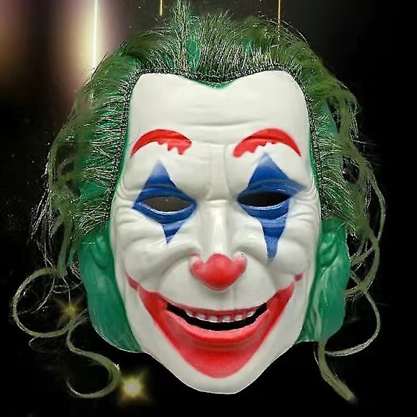 Joker Joaquin Phoenix Arthur Fleck Cosplay Kostume Dragter Halloween Fest Uniformer Til Voksne Børn Skjorter+frakke++vest+bukser -a kun maske only mask XL