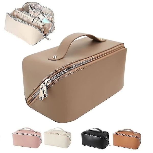 Waterproof portable cosmetic bag for toilet bag storage, large capacity travel cosmetic bag