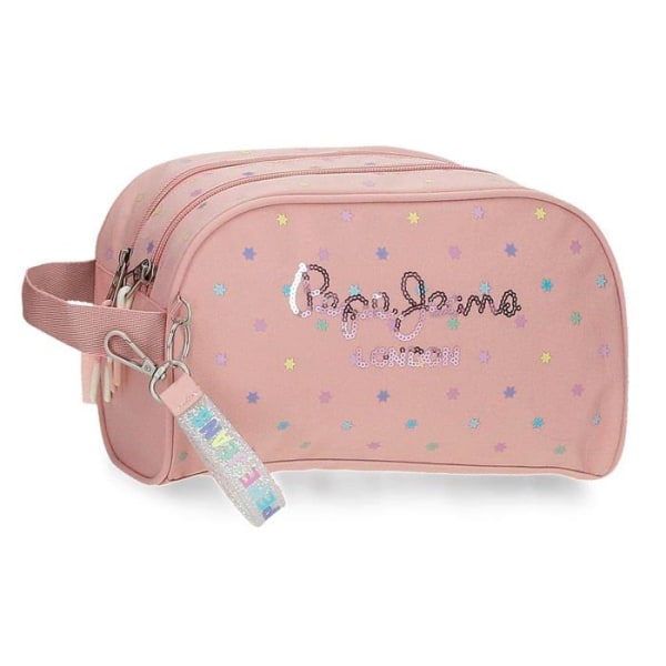 Pepe jeans - 6724421 - Carina Necessär Två Fack Anpassningsbar Rosa 26x16x12 cm Polyester